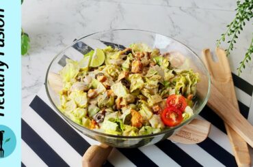 Iceberg Healthy Salad By Healthy Fusion ( Shot live on Food Fusion)