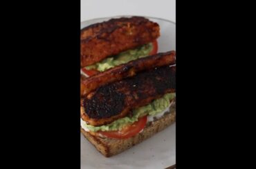 Vegan BBQ Tempeh Sandwich