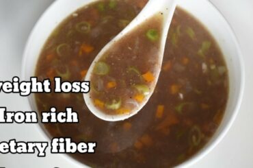 ragi millet soup | healthy ragi soup |iron rich| weight loss| MyFoodLab