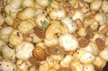 How to Make Makhana Namkeen Recipe weight loss Namkeen Recipe Healthy snack Recipe #MakhanaSnack