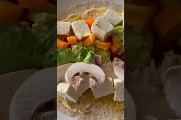 Best 5 Minute Loaded Burrito Recipe #burrito #food #lunch #healthy #veggies #plantbased #easy