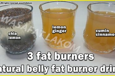 3 fat-burning drinks - weight loss recipes | weight loss drink | homemade drinks to lose belly fat