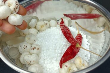 INDIAN Breakfast Recipe | 1cup Sobudana & Makhana Special breakfast Recipe/ Healthy Breakfast Recipe