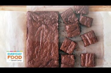 Triple-Chocolate Brownies (HEALTHY DINNER COLLAB!) - Everyday Food with Sarah Carey