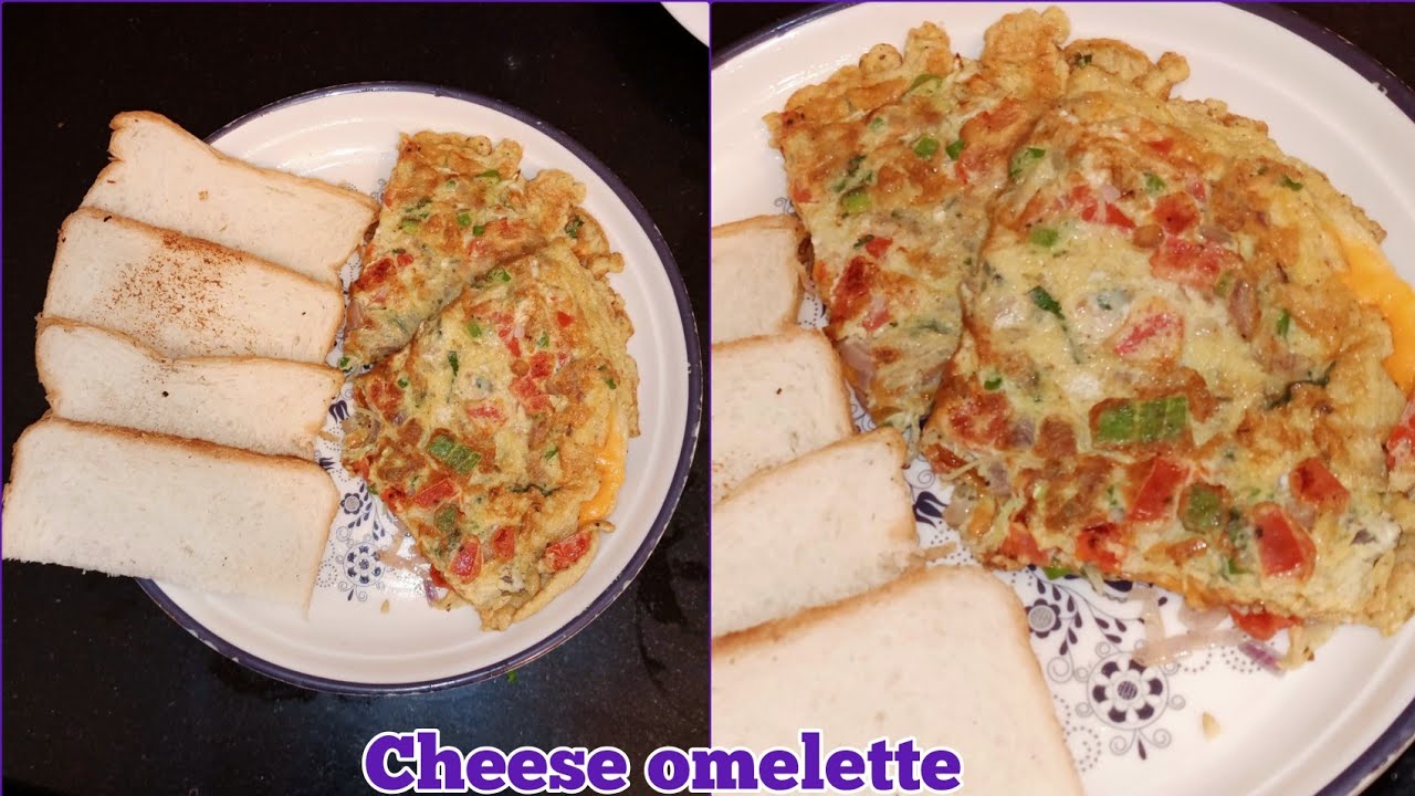 Cheese Egg Omelette with Bread | healthy breakfast recipe Cheese Egg Omelette with Bread | healthy breakfast recipe
