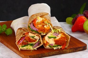 Chicken Roti Roll-Quick & Easy Recipe by Tiffin Box | Healthy Chicken Swarma kathi Roll,Chicken Wrap