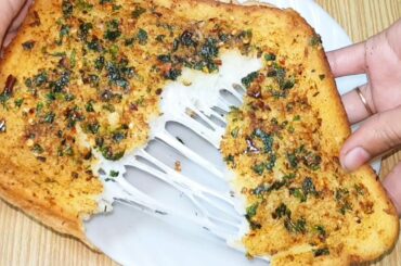 Cheese Garlic Bread Just Make In 10 Minutes Recipe || Quick & Easy Recipe || FA-PR