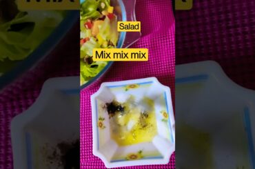 Healthy Salad|Easy Salad recipe|Easy & Simple dressing|Salad recipe|walnut|shorts|Youtube Shorts