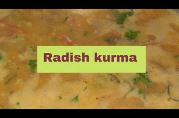 Mullangi kulambu / Radish kurma / Healthy recipes