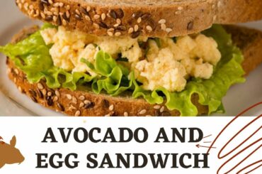 easy avocado and egg sandwich recipe