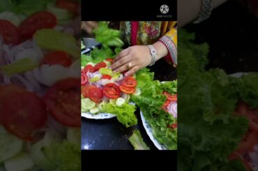today dinner  taiyari healthy salad recipe