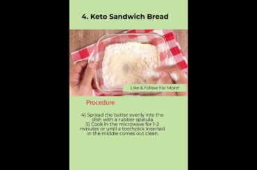 Healthy Food KETO Recipes Part 4 - Keto Sandwich Bread #Shorts