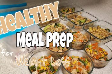 Healthy Meal Prep for Weight Loss / CALORIE DEFICIT & DAIRY-FREE