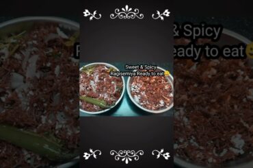 Healthy Recipe for Weightloss & Diabetic Patient|Ragi Semiya Kichadi/Upma|Ragi Recipes #shorts