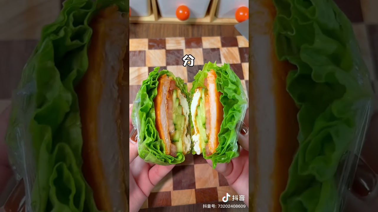 Simple healthy sandwich! No bread. #shorts Simple healthy sandwich! No bread. #shorts