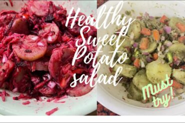 2 flavourful sweet potato salad recipes | Winter salad recipes | Healthy salad recipes