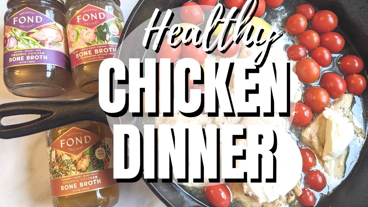 HEALTHY CHICKEN RECIPE DINNER IDEA \ EASY ONE PAN CAPRESE CHICKEN \ FOND BONE BROTH HEALTHY CHICKEN RECIPE DINNER IDEA \ EASY ONE PAN CAPRESE CHICKEN \ FOND BONE BROTH