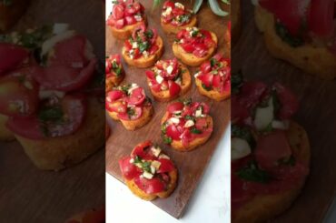 East Party snack | quick and healthy snack | Bruschetta recipe | MyFoodProject