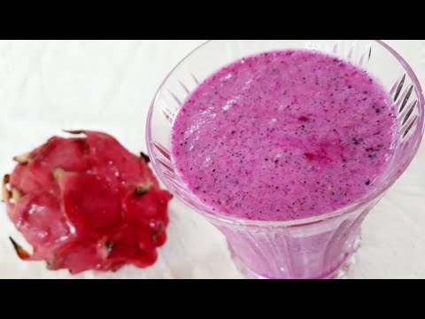 CHILLED DRAGON FRUIT MILKSHAKE RECIPE | QUICK EASY AND HEALTHY LOW CALORIE FRUIT SMOOTHIE RECIPES CHILLED DRAGON FRUIT MILKSHAKE RECIPE | QUICK EASY AND HEALTHY LOW CALORIE FRUIT SMOOTHIE RECIPES