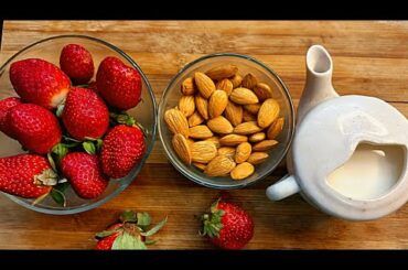 Healthy Breakfast Recipe| strawberry Almond Cornflakes recipe| Try This At Home|