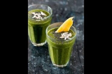 Weight Loss Green Smoothie Recipe - Easy & Healthy Breakfast Ideas To Lose Weight Fast - 5 kgs