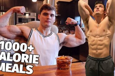 BULKING FULL DAY OF EATING | HIGH CALORIE MEALS