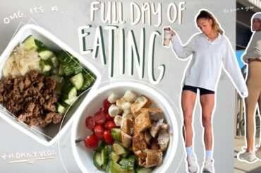 FULL DAY OF EATING | Day in my life | healthy, simple meals | new Gymshark / Alani products