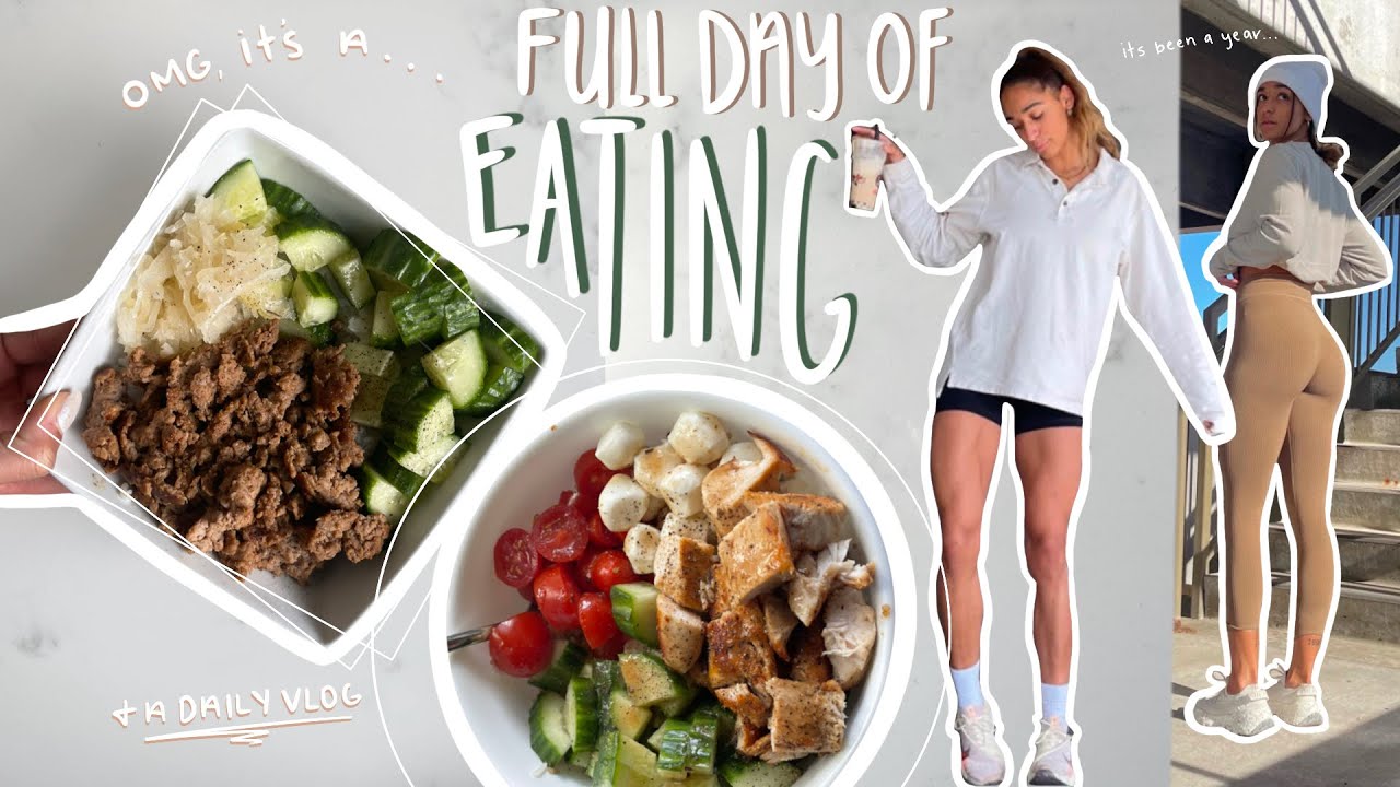 FULL DAY OF EATING | Day in my life | healthy, simple meals | new Gymshark / Alani products FULL DAY OF EATING | Day in my life | healthy, simple meals | new Gymshark / Alani products