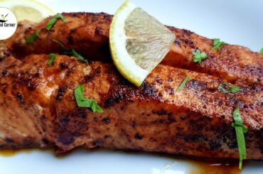 Salmon Recipe | Pan Seared Salmon | Easy, no fail recipe | Healthy Recipe | QuickFood Corner