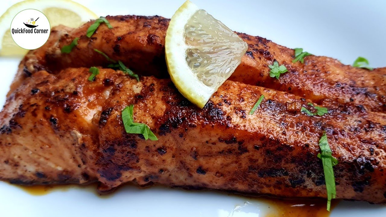 Salmon Recipe | Pan Seared Salmon | Easy, no fail recipe | Healthy Recipe | QuickFood Corner Salmon Recipe | Pan Seared Salmon | Easy, no fail recipe | Healthy Recipe | QuickFood Corner