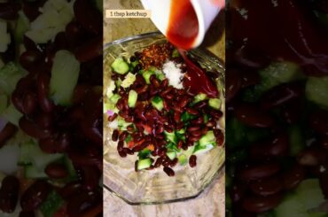 Healthy Red beans salad | Easy recipe | by Maha’s munch