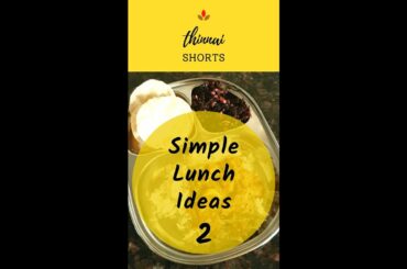 Simple Lunch Ideas  2 | #shorts | Lunch Recipes