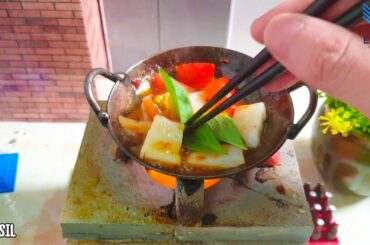 How to Make Miniature Thai Basil Squid ! Thai Fried Squid | Healthy Recipes