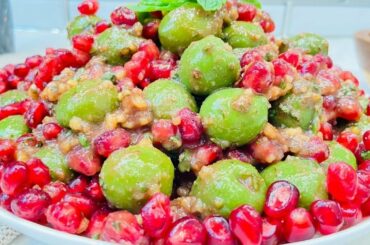Cookery | Pomegranate Olive Salad | Easy and Delicious