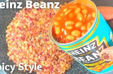 Healthy easy winter breakfast recipe| Heinz Masala Baked Beans on Brown Seeded bread Toast recipe