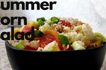 Corn salad: healthy salad recipes vegetarian for weight loss