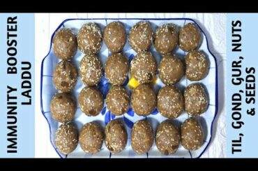 Immunity booster laddu recipe | Winter special healthy recipe | Energy balls | by Nishat Bukhari