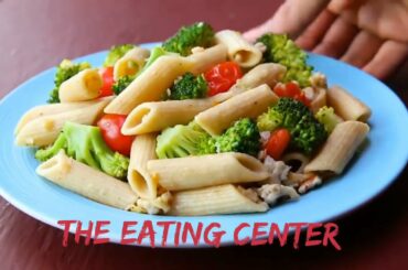 Ground Chicken Recipe: Healthy broccoli and whole wheat Penne Pasta