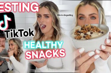 TESTING VIRAL HEALTHY SNACK HACKS