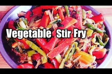 Vegetable Stir Fry For Weight Loss|10 Minutes Healthy Lunch/Dinner Recipe |Poonam's Mini World