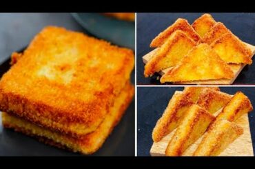 Quick, Crunchy & Healthy Breakfast Recipe | Bread Potato Snacks | Delicious Aloo Bread Sandwich