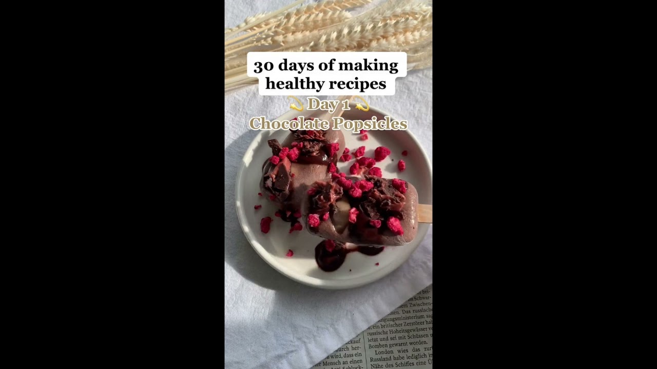 Weight loss tips with 30 days of making healthy recipes overnight oats chocolate popsicles #Shorts, Weight loss tips with 30 days of making healthy recipes overnight oats chocolate popsicles #Shorts,