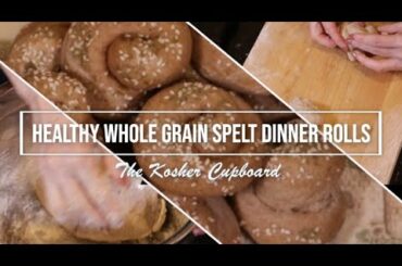 Healthy Whole Grain Spelt Dinner Rolls - Kosher