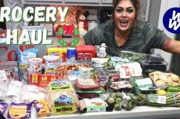 WEEKLY WW GROCERY HAUL FOR WEIGHT LOSS - CHRISTMAS FOODS & HEALTHY OPTIONS! - WEIGHT WATCHERS!