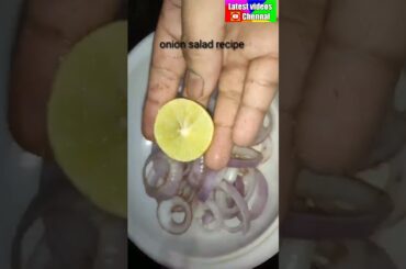 onion salad recipe#Latest videos food#3ingredientrecipes#Short#startfood#easyrecipes#chef#trending