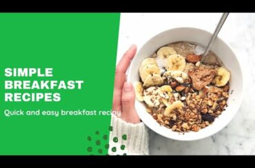Simple Yummy and healthy breakfast recipes ||Quick and easy breakfast recipy || Infov