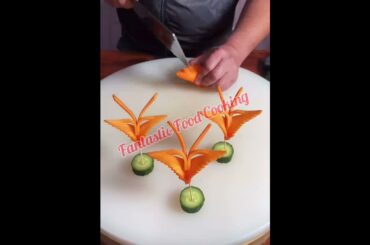 Popular Salad Decoration Idea | #shorts | #ytshorts | #viral | Fantastic Food Cooking