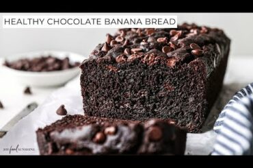 Healthy Chocolate Banana Bread Recipe