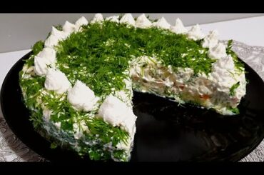 RUSKA SALATA NA MOJ NACIN JEDNOSTAVAN BRZ RECEPT ZA SVAKU PROSLAVU KAO SLANA TORTA @MERAK SOFRA