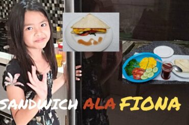 Simple and Healthy Sandwich By Fiona #Fionauly #HealthySandwich